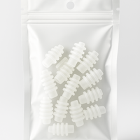 Insertos nasales de silicona de grado médico.