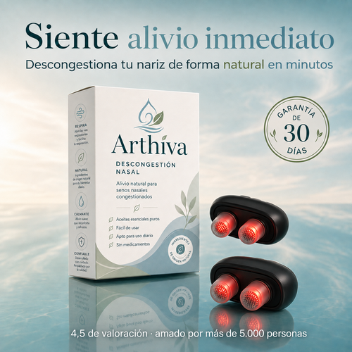 Arthiva Breathe | Alivio Luz roja Nasal